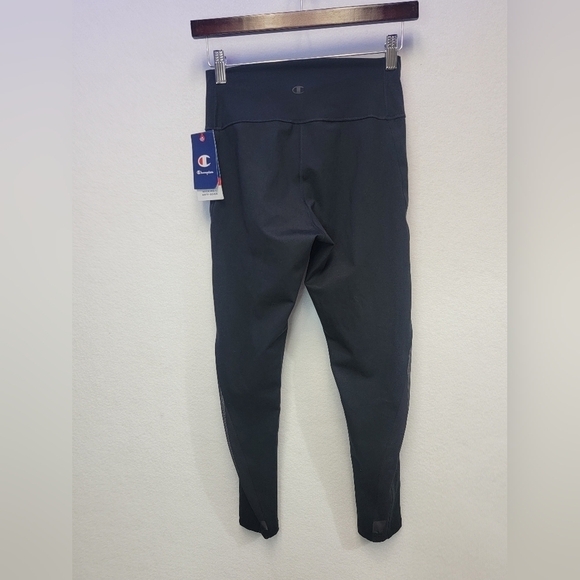 Champion Soft Touch Mesh 7/8 Tight Black Legging Women's Size Medium - Picture 6 of 12